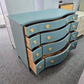 Baker furniture teal dresser
