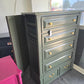 Green lacquered LANE chest