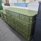 Secret Garden 9 drawers green dresser