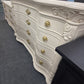 Bernhardt cream lacquered curved dresser