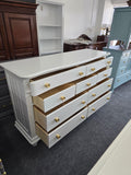 Stanley lacquered white dresser