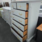 7 drawers gray tall chest