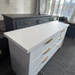 6 drawers Sitcom white dresser