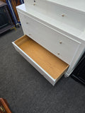 Baker lacquered white dresser