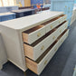 Ethan Allen beige Solid wood dresser
