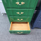Dixie green lacquered lingerie chest