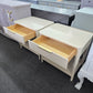 Harden creamy pair of end tables