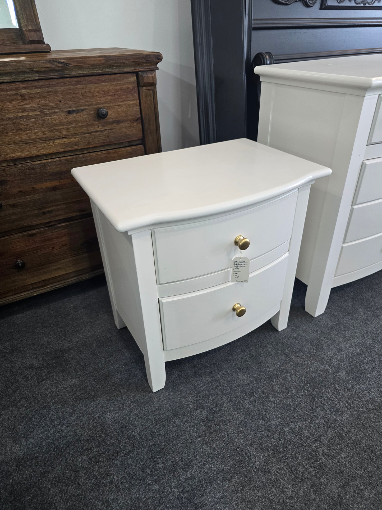 Off white nightstand