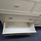 Havertys beige lacquered 9 drawers dresser
