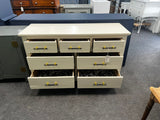 7 drawers cream dresser