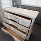 American drew gray vintage dresser