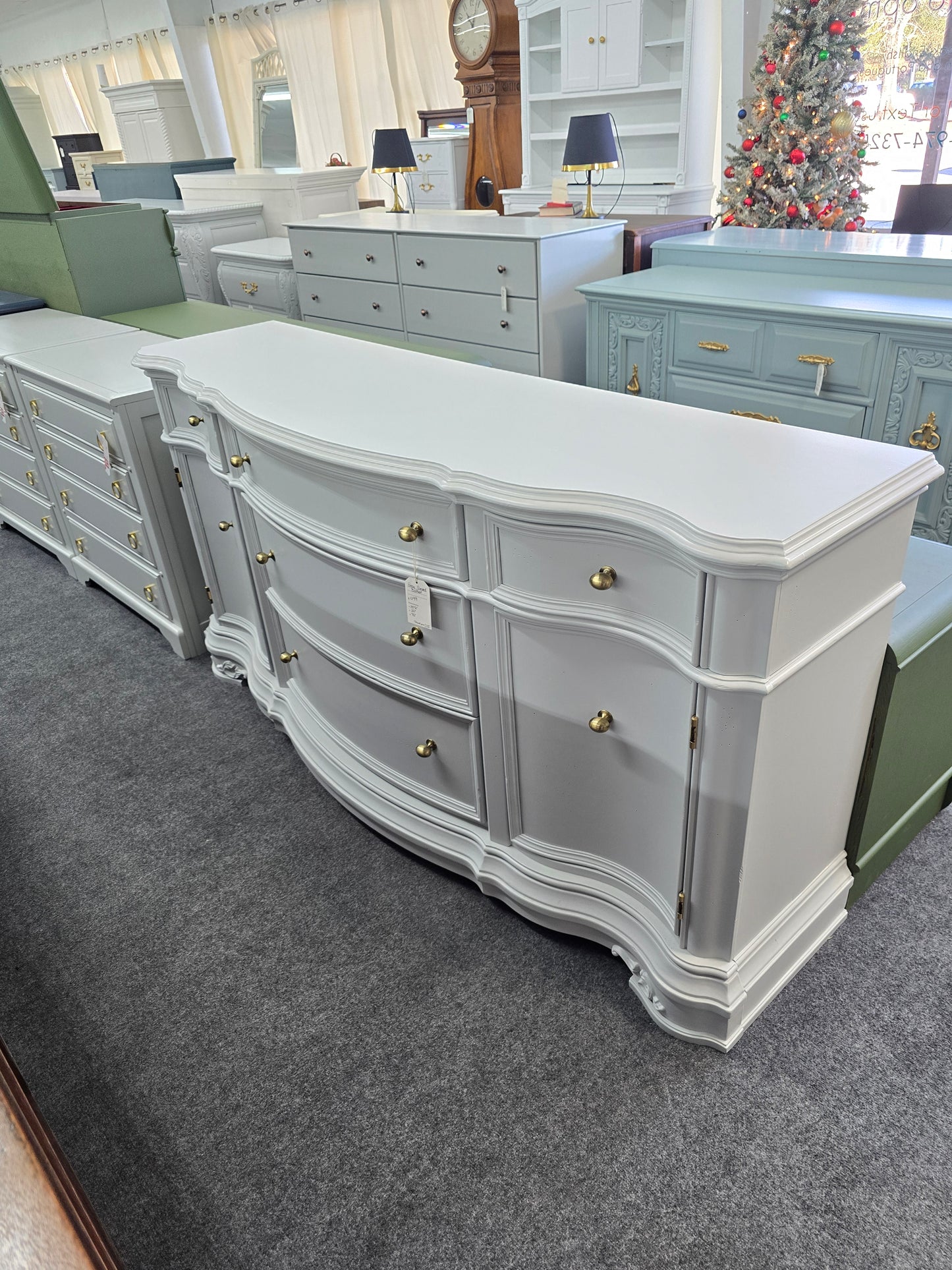 Beautiful subtle gray sideboard