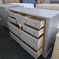 Bassett gray big dresser
