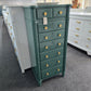Mount Vernon green lacquered lingerie chest