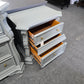 Liberty green gray lacquered nightstand