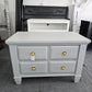 Gray 2 drawers small dresser