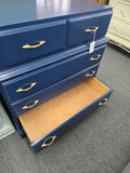 Solid wood Kincaid blue chest