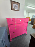 Bernhardt pink lacquered chest