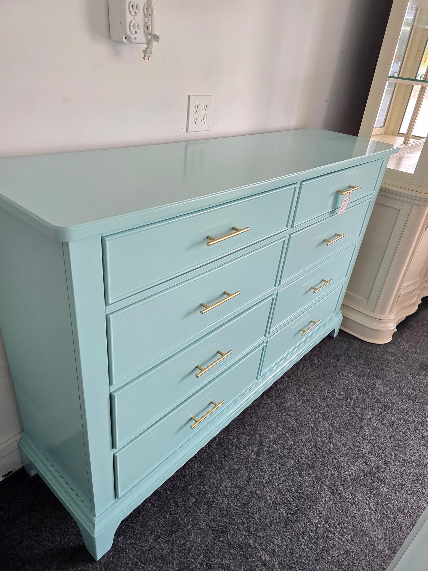Blue Lacquered Liberty dresser