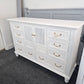 11 drawers white beautiful dresser