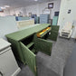 Solid wood french provincial green cabinet