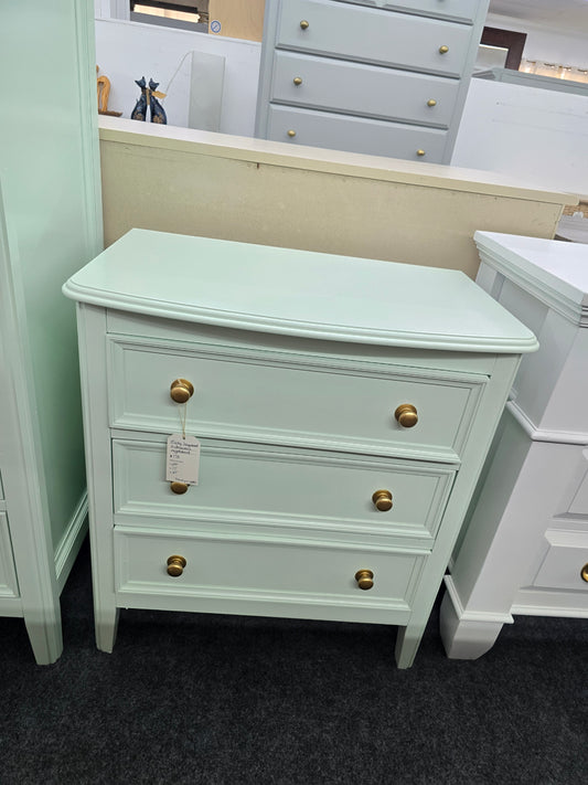 Minty green cute nightstand