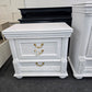 Gorgeous white 3 drawers nightstand