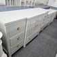 Rustic gray long dresser