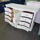 Super cute white girlie dresser