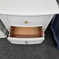 Light gray pair of nightstands
