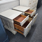 Creamy pair of nightstands/ file cabinets