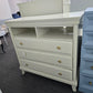 Cream 3 drawers dresser/stand