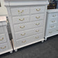 Beautiful pale pink 8 drawers tall chest