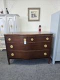 19th century Regency bowfront dresser