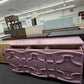 Purple vintage long dresser