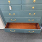 TS Berry green lacquered tall dresser