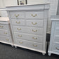 Beautiful pale pink 8 drawers tall chest