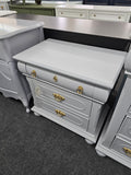 Blue/gray nightstand