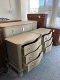 Gorgeous pair of brown nightstands