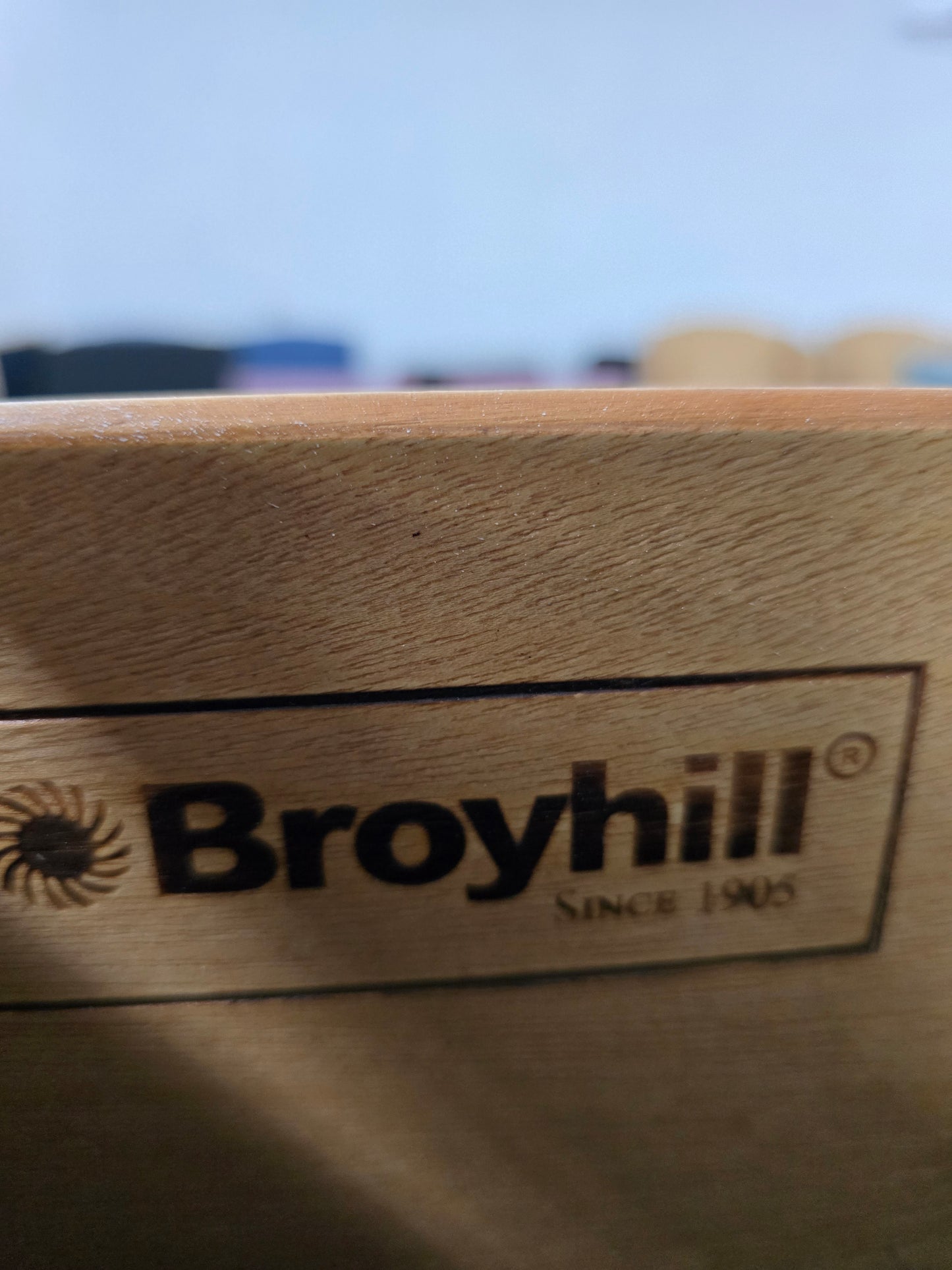 Broyhill teal tall chest