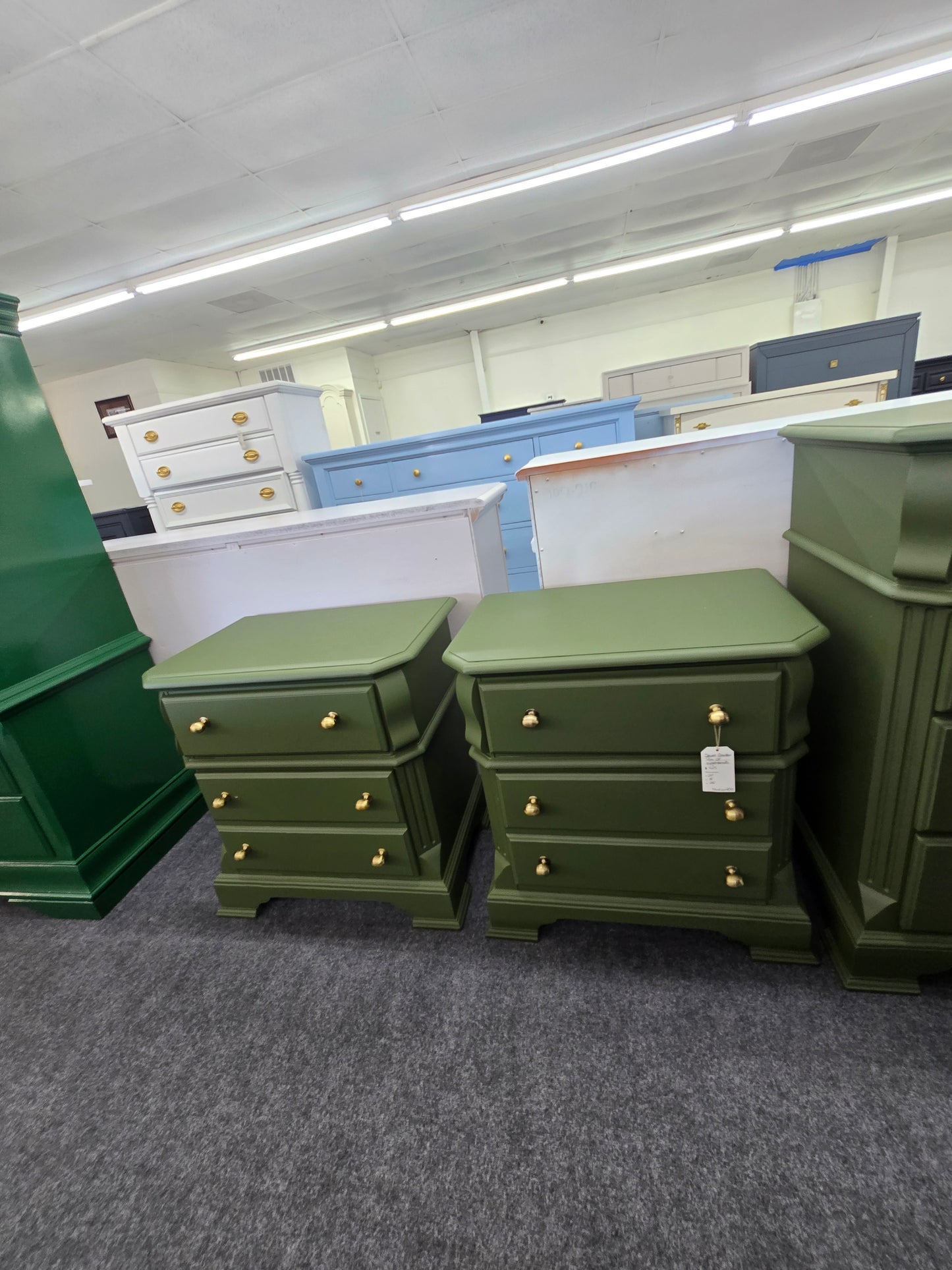 Secret Garden pair of nightstands