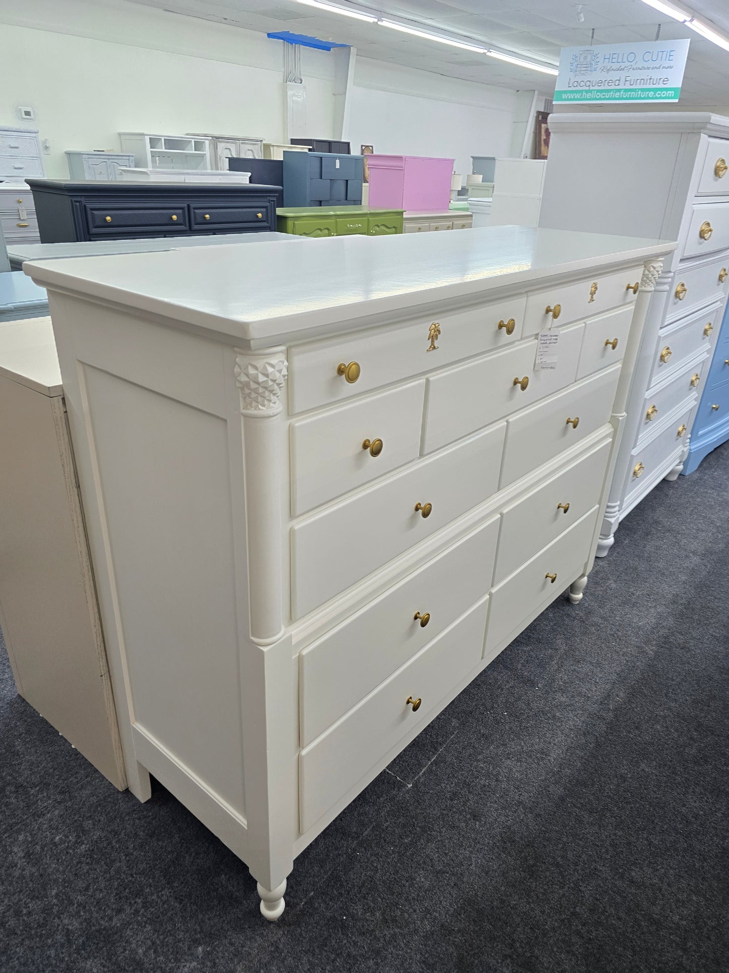 Tommy Bahama lacquered dresser