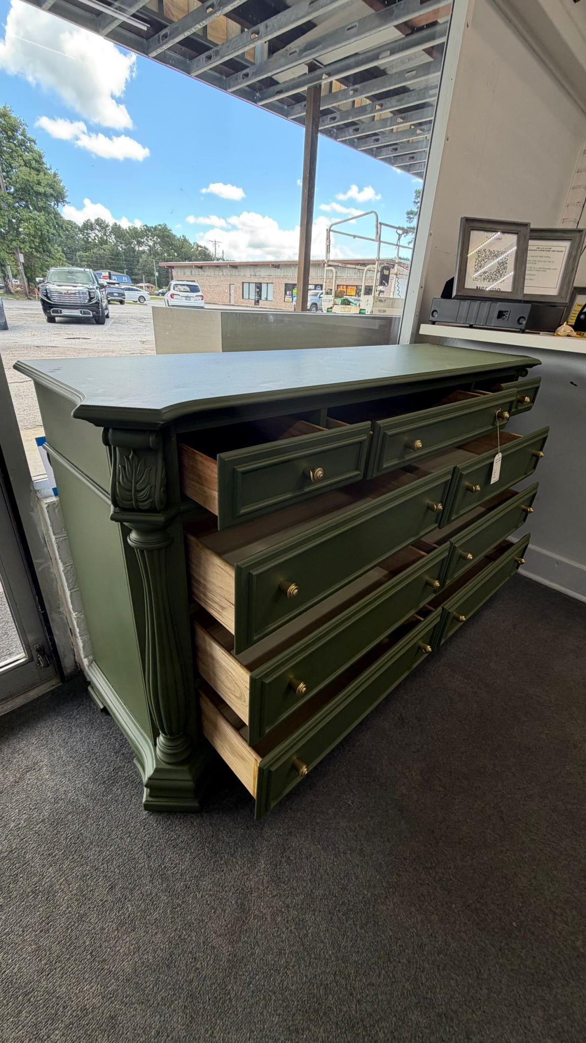 Secret garden long beautiful dresser