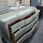 Green carved lacquered dresser