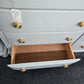 8 drawers gray dresser - solid wood