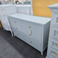 Solid wood 6 drawers blue dresser