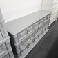 Bassett gray vintage dresser