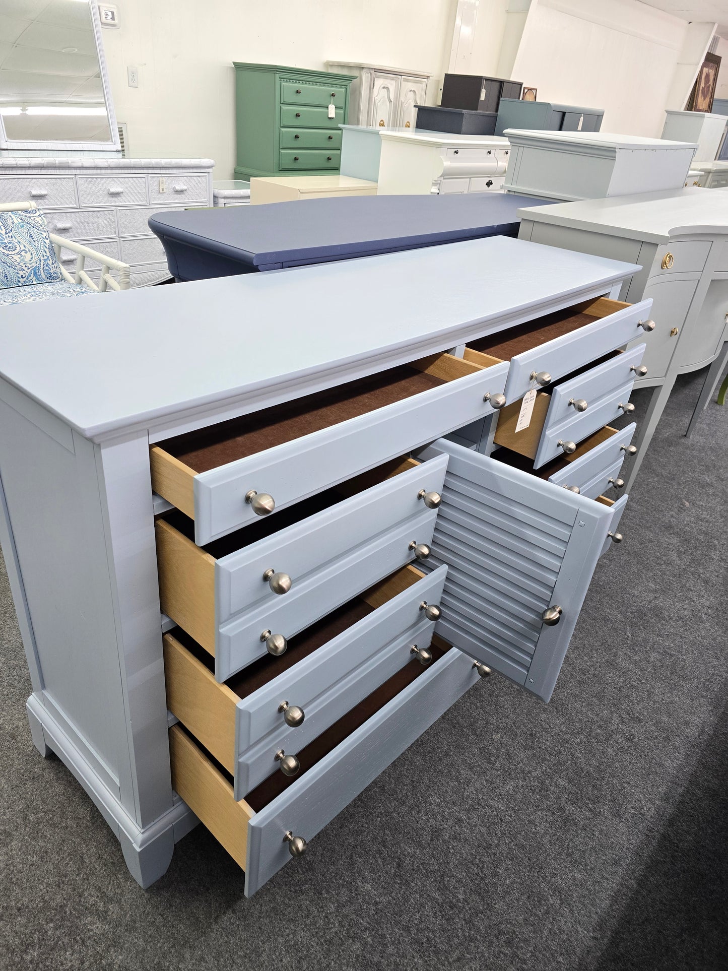 Davis int'l blue dresser