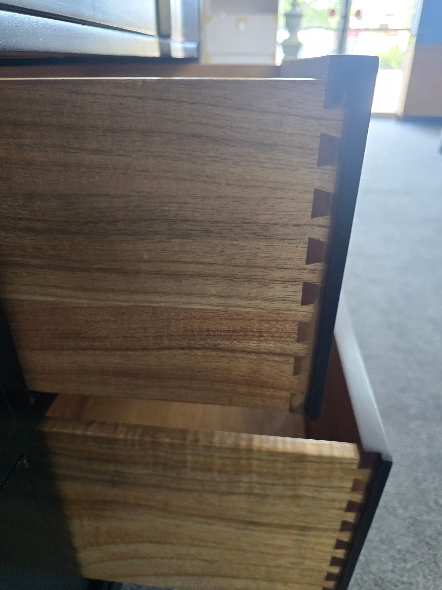 Stanley black dresser