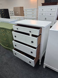 Antique white chest